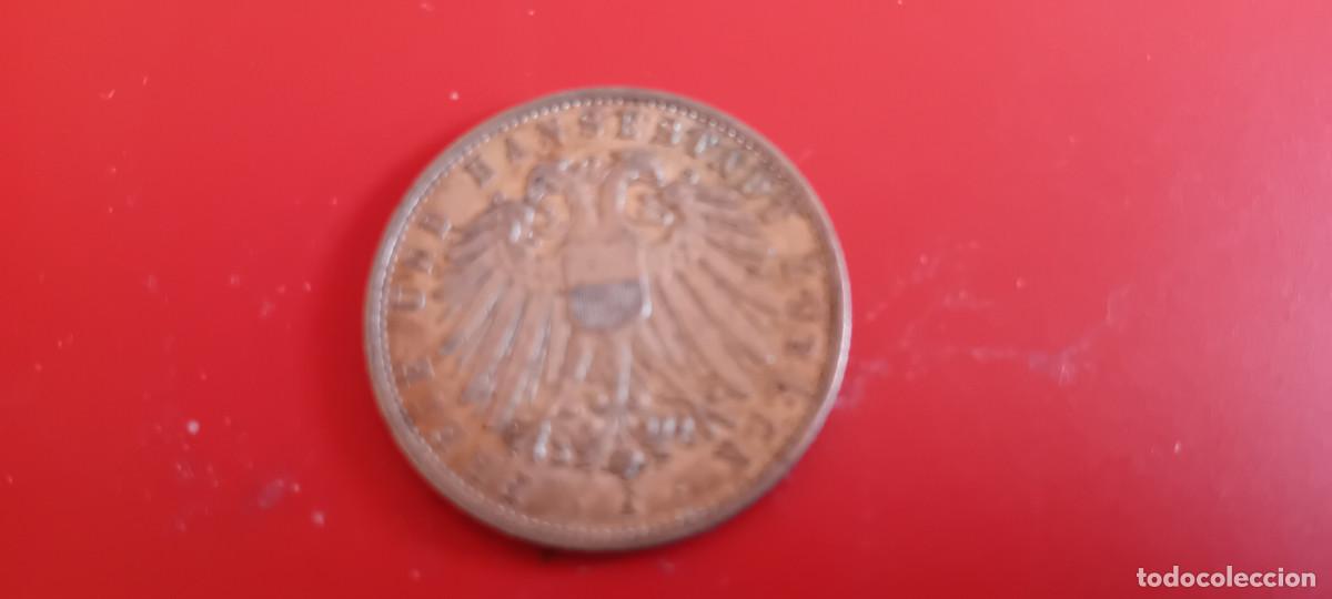 Monedas antiguas de Europa: L&Uuml;BECK 2 MARCOS 1912, POCA TIRADA