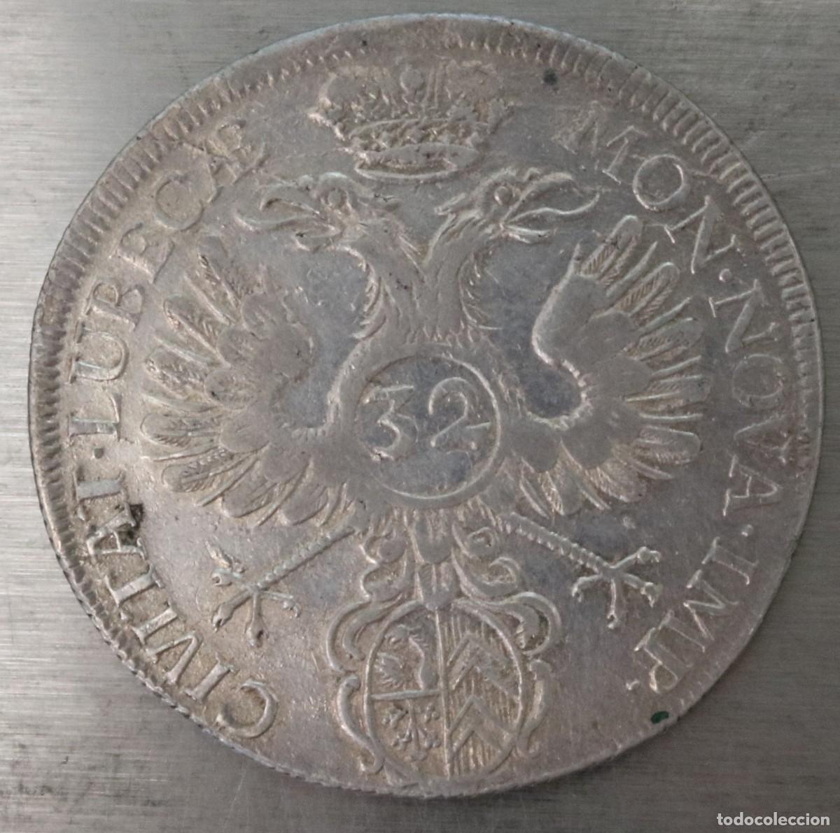 Monedas antiguas de Europa: 32 CHELINES 1748 LUBECK