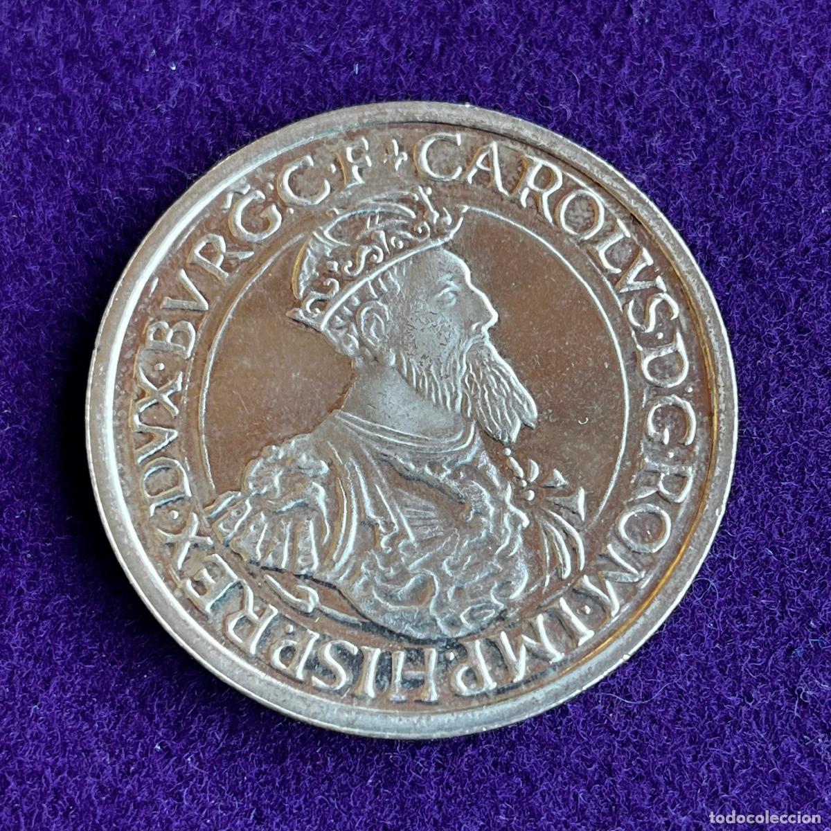 Monedas antiguas de Europa: MONEDA BELGICA. 1987. 5 ECU. CARLOS V. PLATA LEY 833. 22,85 GR.