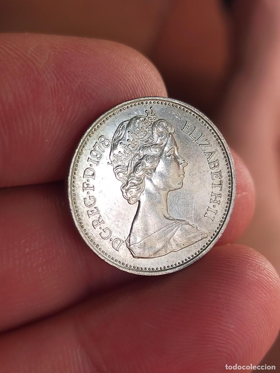 Monedas antiguas de Europa: MONEDA DE 5 CINCO PENIQUES PENCE 1978 REINO UNIDO GRAN BRETA&Ntilde;A INGLATERRA BUENA CONSERVACION
