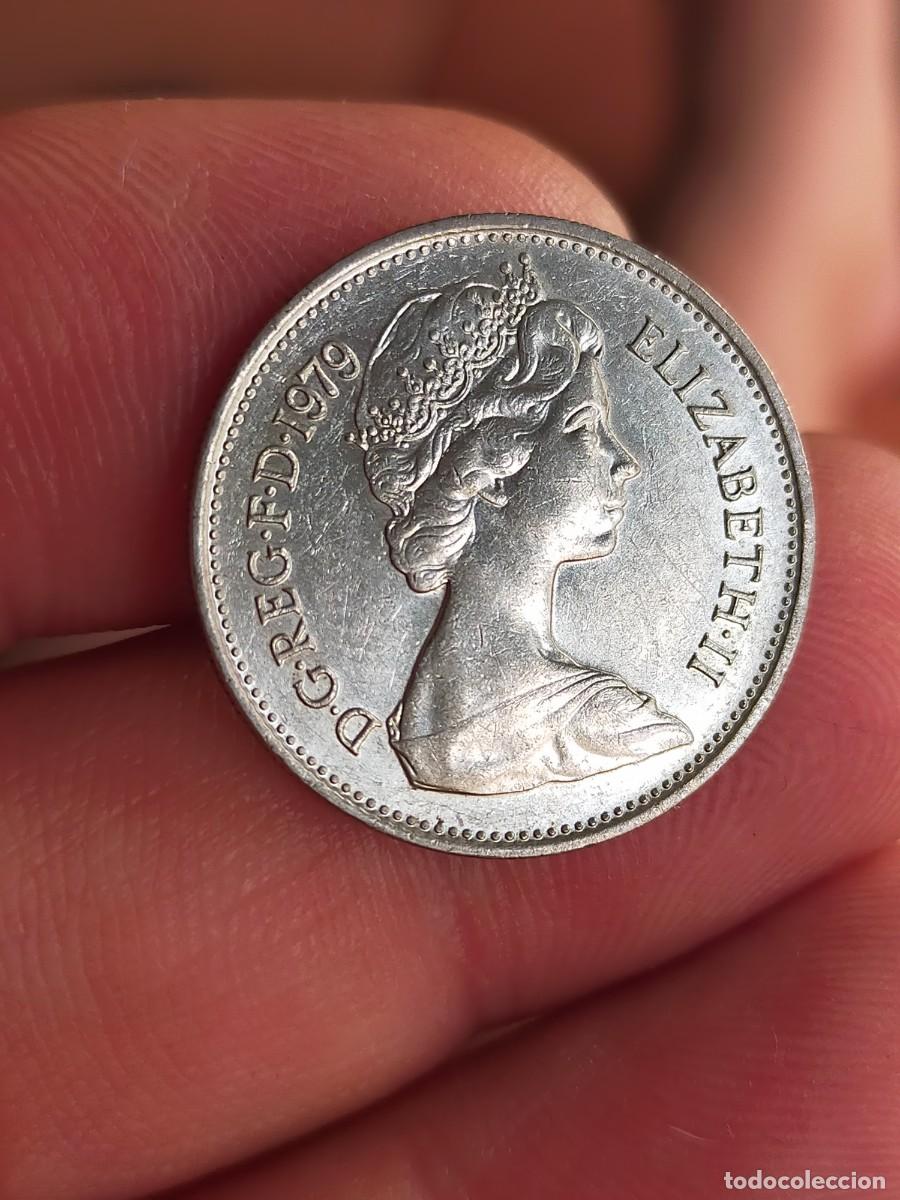 Monedas antiguas de Europa: MONEDA DE 5 CINCO PENIQUES PENCE 1979 REINO UNIDO GRAN BRETA&Ntilde;A INGLATERRA BUENA CONSERVACION