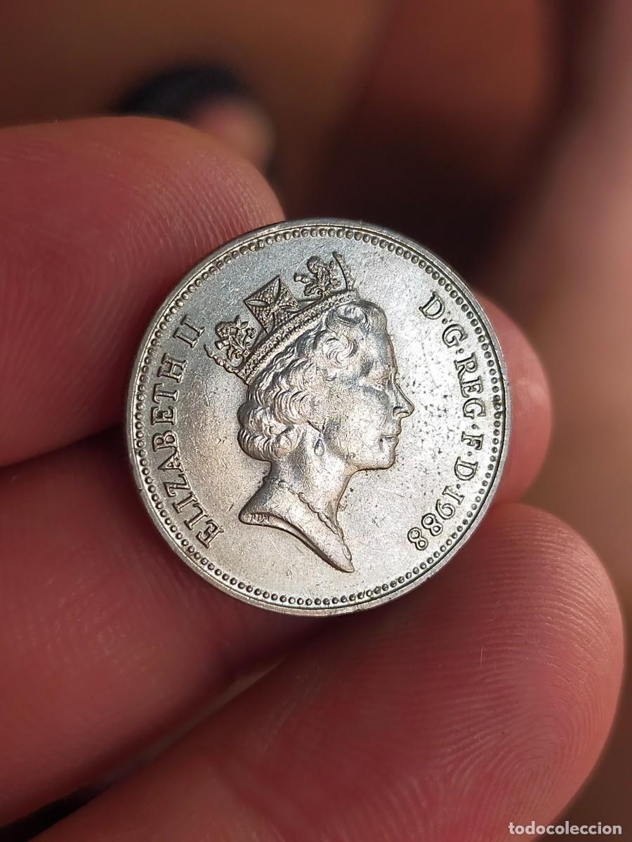 Monedas antiguas de Europa: MONEDA DE 5 CINCO PENIQUES PENCE 1988 REINO UNIDO GRAN BRETA&Ntilde;A INGLATERRA MUY BUENA CONSERVACION