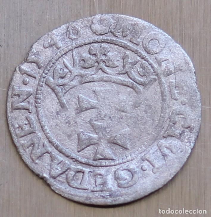 Monedas antiguas de Europa: SOLIDO 1546 GDANSK. RARA