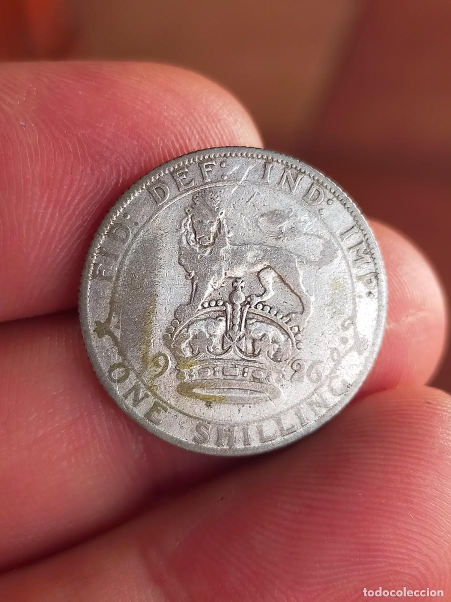 Monedas antiguas de Europa: MONEDA DE 1 UN CHELIN SHILLING 1926 REINO UNIDO INGLATERRA GRAN BRETA&Ntilde;A BUENA CONSERVACION PLATA