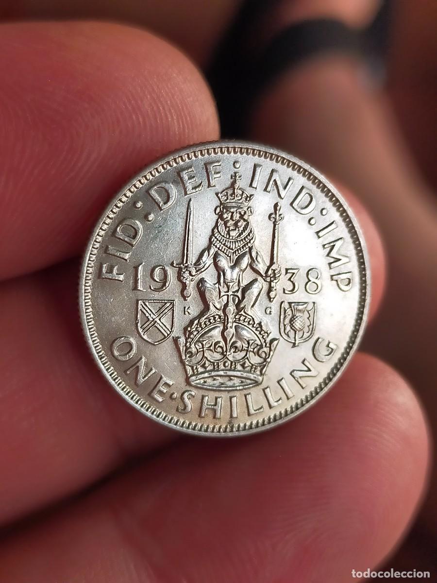 Monedas antiguas de Europa: MONEDA DE 1 UN CHELIN SHILLING 1938 REINO UNIDO INGLATERRA GRAN BRETA&Ntilde;A EXCELENTE CONSERVACION PLATA