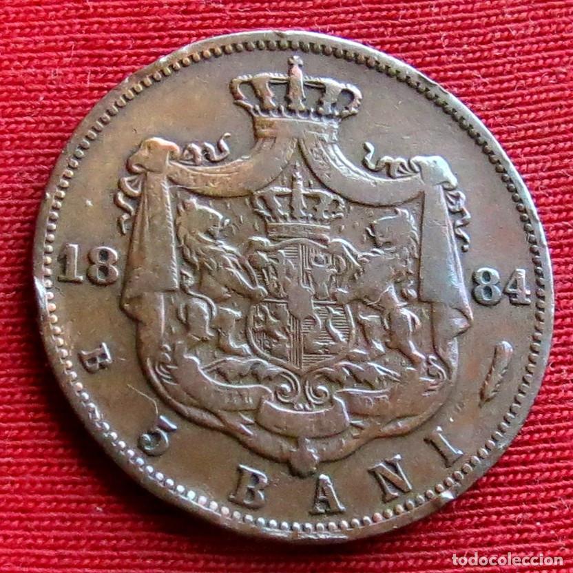 Monedas antiguas de Europa: Rumania Romania 5 bani 1884