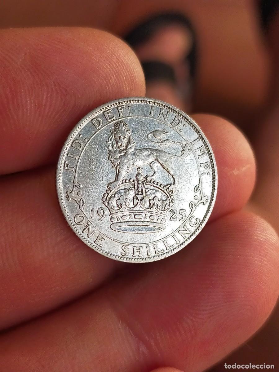 Monedas antiguas de Europa: MONEDA DE 1 UN CHELIN SHILLING 1925 REINO UNIDO INGLATERRA GRAN BRETA&Ntilde;A EXCELENTE CONSERVACION PLATA