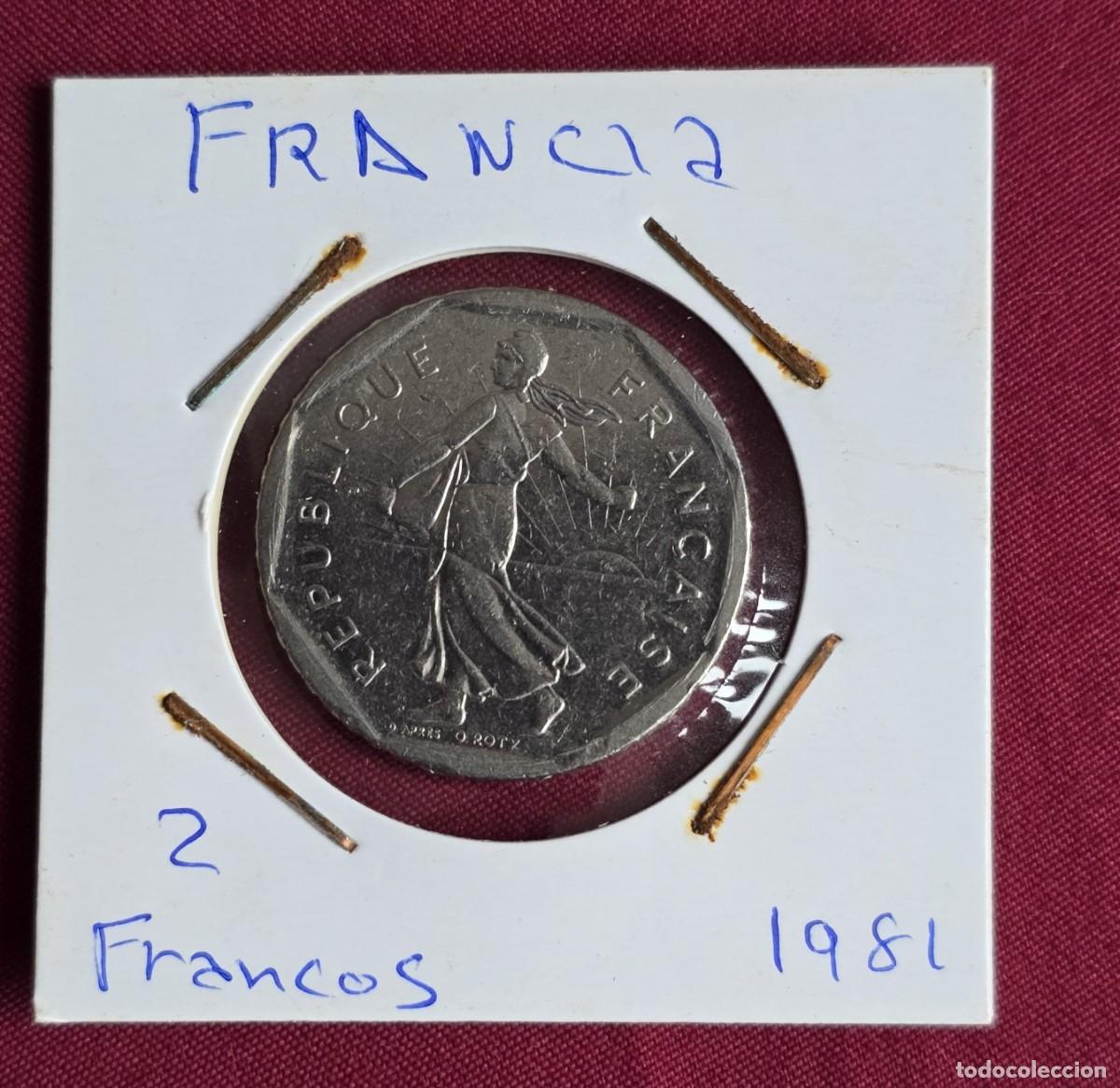 Monedas antiguas de Europa: MONEDA DE FRANCIA 1981 - 2 FRANCOS - MONEDA ENCARTONADA