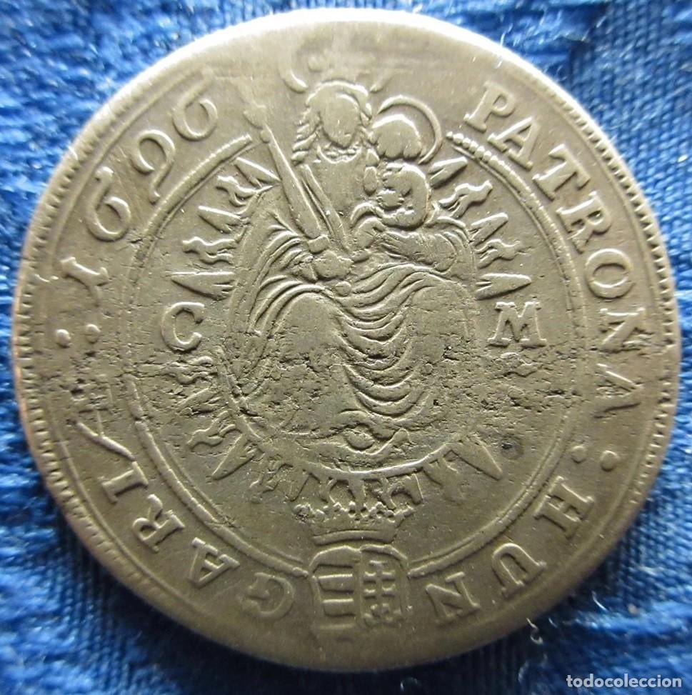 Monedas antiguas de Europa: 15 KREUZER 1696 HUNGRIA. CECA KOSICE/KASSA, ESLOVAQUIA