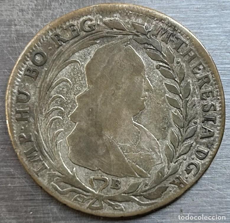 Monedas antiguas de Europa: 20 KREUZER 1770 HUNGRIA. CECA KREMNICA, ESLOVAQUIA