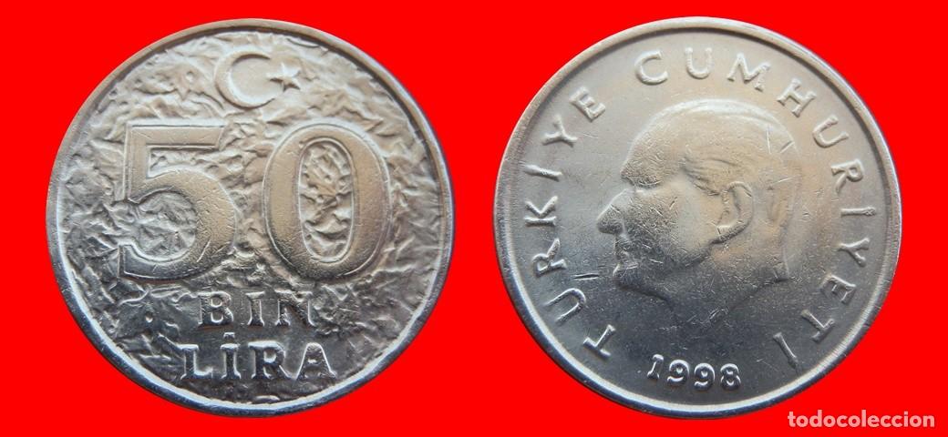 Monedas antiguas de Europa: 50000 LIRA 1998 TURQUIA-150885