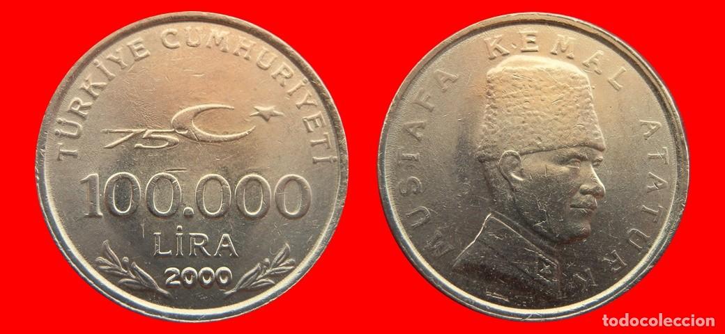 Monedas antiguas de Europa: 100000 LIRA 2000 TURQUIA-150887