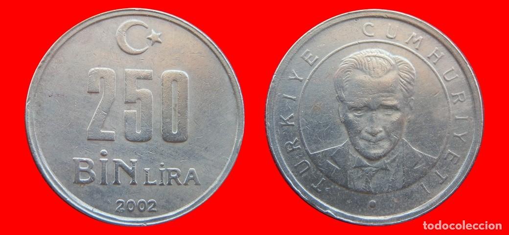 Monedas antiguas de Europa: 250000 LIRA 2002 TURQUIA-150889