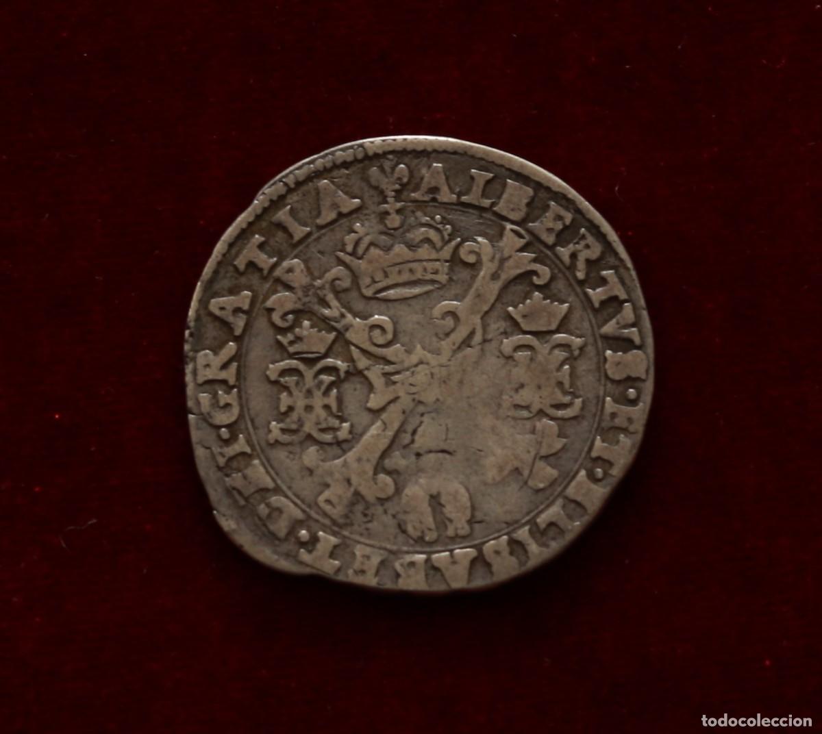 Monedas antiguas de Europa: 1/4 DE PATAGON 1598-1621 FLANDES. CECA BRUJAS