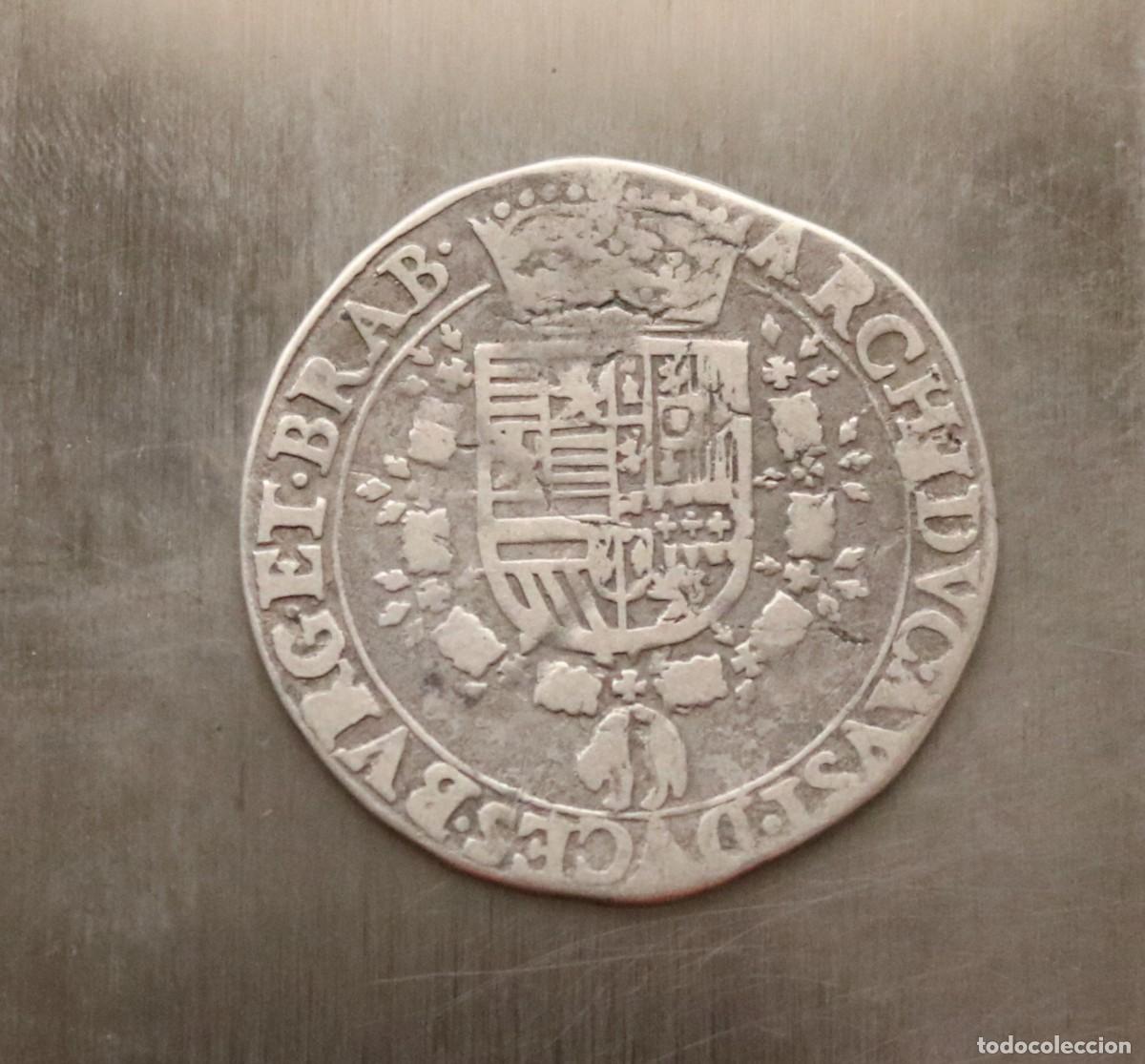 Monedas antiguas de Europa: 1/4 DE PATAGON 1612-1616 BRABANTE. CECA AMBERES