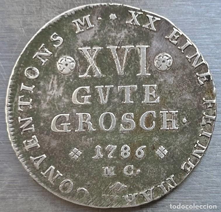 Monedas antiguas de Europa: 16 GUTE GROSCHEN 1786 BRUNSWICK-WOLFENBUTTEL