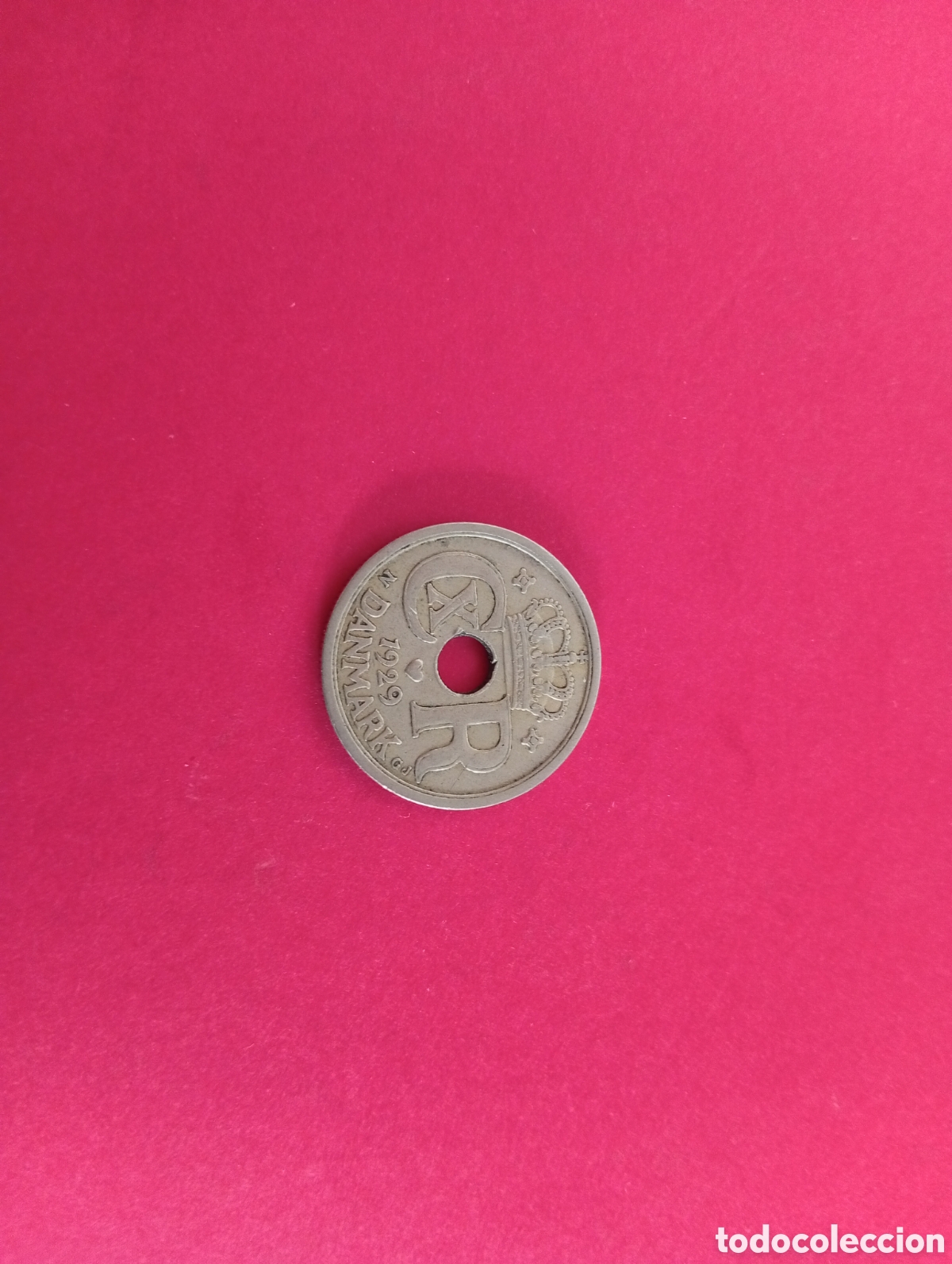 Monedas antiguas de Europa: 25 ore de Dinamarca 1929
