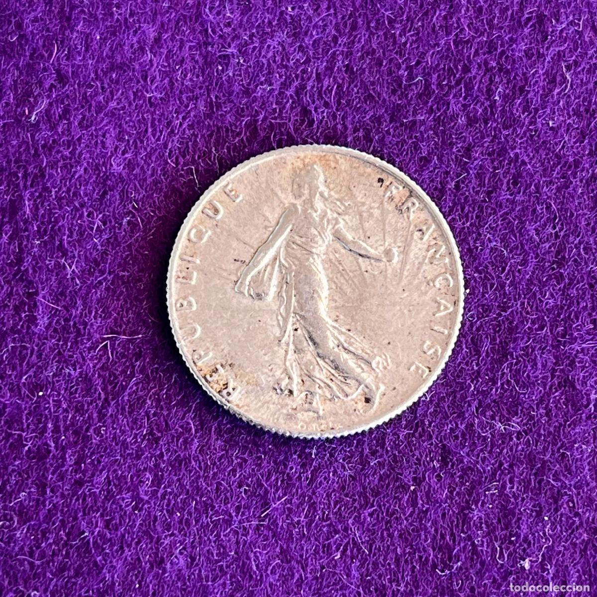 Monedas antiguas de Europa: MONEDA DE PLATA DE FRANCIA. 1 FRANCO. 1917. 5 GR. LEY 835. ORIGINAL.
