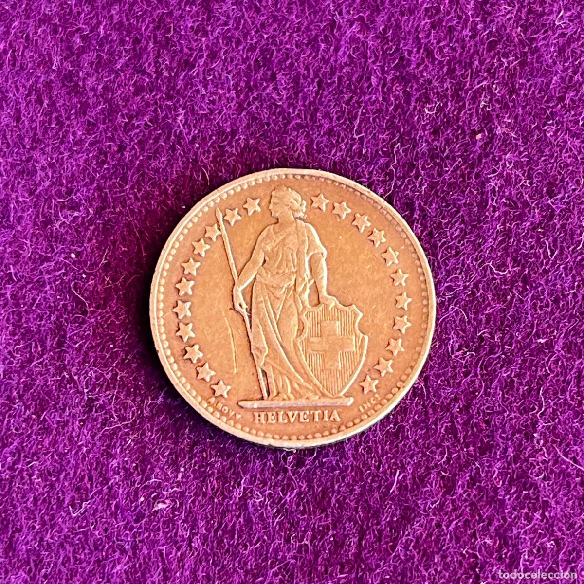 Monedas antiguas de Europa: MONEDA DE PLATA DE SUIZA. 1/2 FRANCO. 1946. 0,835. ORIGINAL.