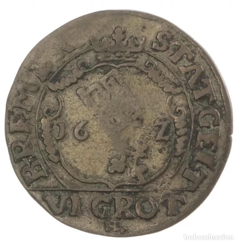 Monedas antiguas de Europa: 6 GROTE 1672 BREMEN.