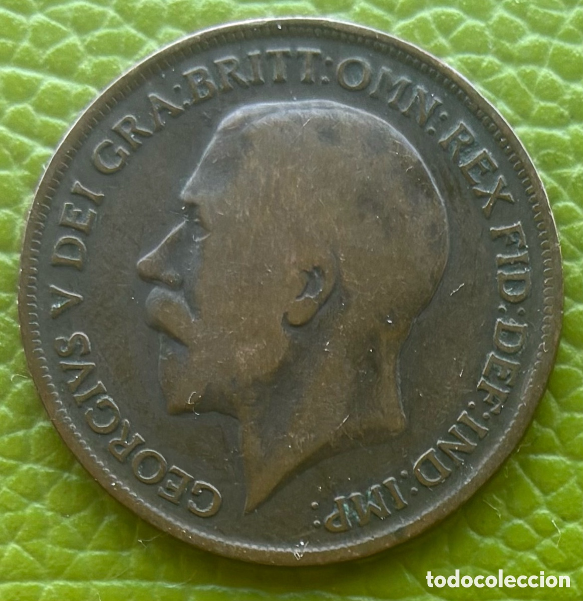 Monedas antiguas de Europa: GRAN BRETA&Ntilde;A. JORGE V. ONE PENNY. 1917.