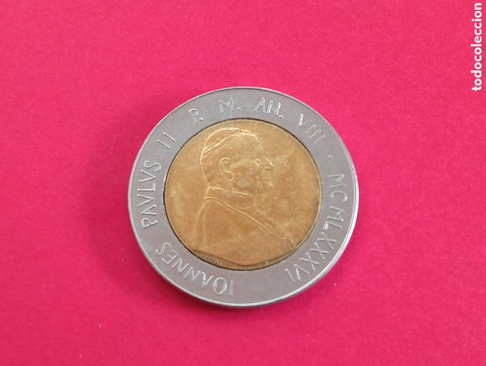 Monedas antiguas de Europa: 500 liras del Vaticano 1986