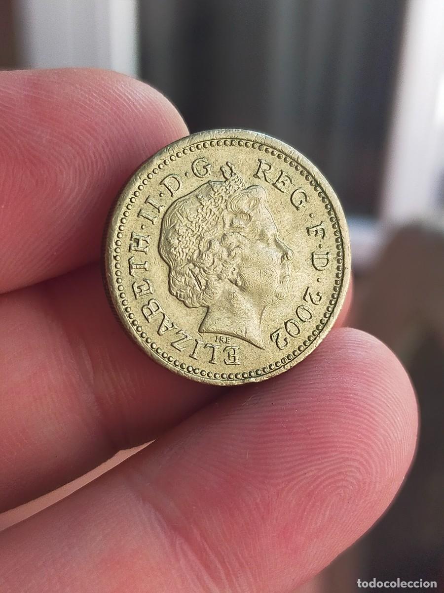 Monedas antiguas de Europa: MONEDA DE 1 UNA LIBRA POUND 2002 REINO UNIDO INGLATERRA GRAN BRETA&Ntilde;A UK BUENA CONSERVACION
