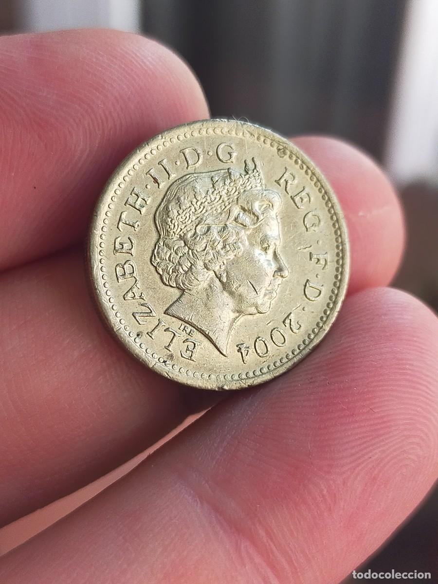 Monedas antiguas de Europa: MONEDA DE 1 UNA LIBRA POUND 2004 REINO UNIDO INGLATERRA GRAN BRETA&Ntilde;A UK BUENA CONSERVACION