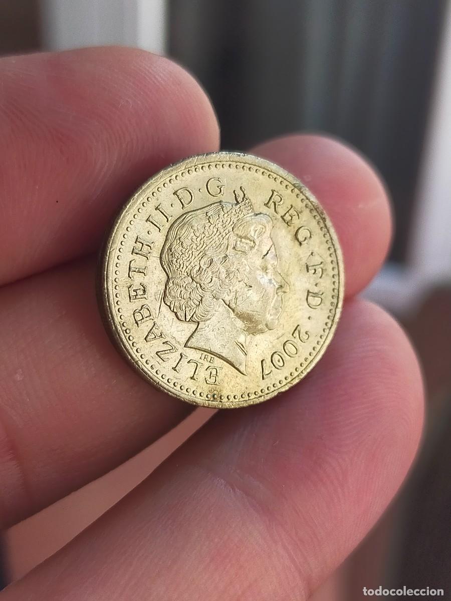 Monedas antiguas de Europa: MONEDA DE 1 UNA LIBRA POUND 2007 REINO UNIDO INGLATERRA GRAN BRETA&Ntilde;A UK BUENA CONSERVACION