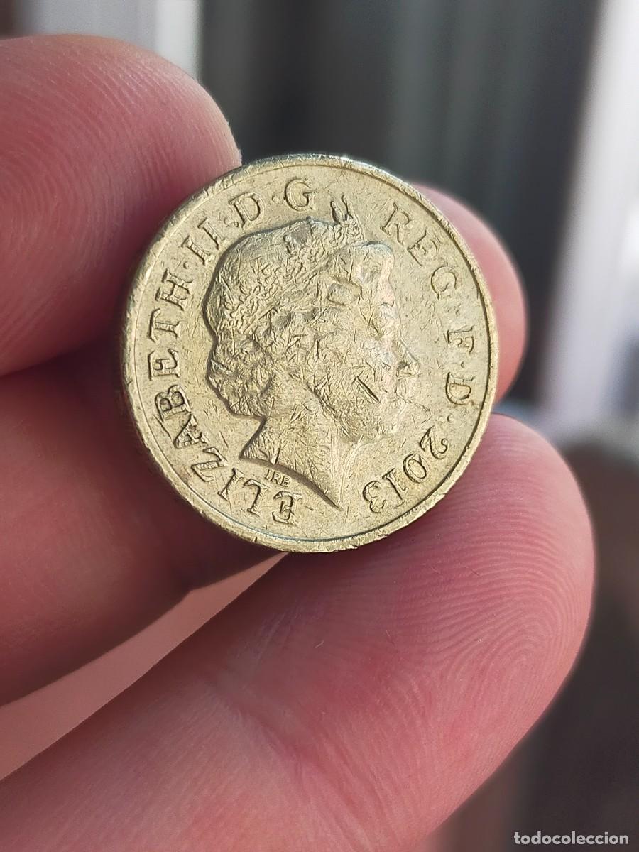 Monedas antiguas de Europa: MONEDA DE 1 UNA LIBRA POUND 2013 REINO UNIDO INGLATERRA GRAN BRETA&Ntilde;A UK BUENA CONSERVACION