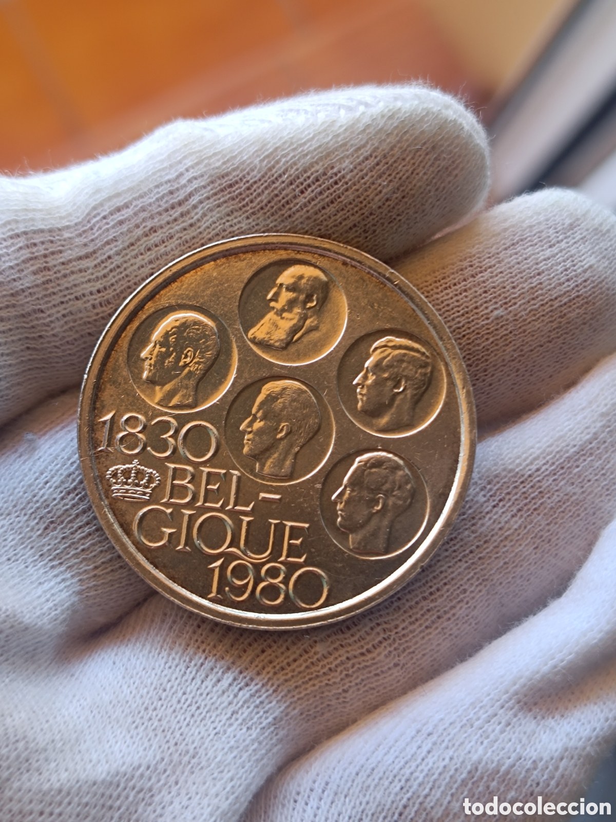 Monedas antiguas de Europa: B&eacute;lgica 500 francos 1980. Plata. 25 gramos