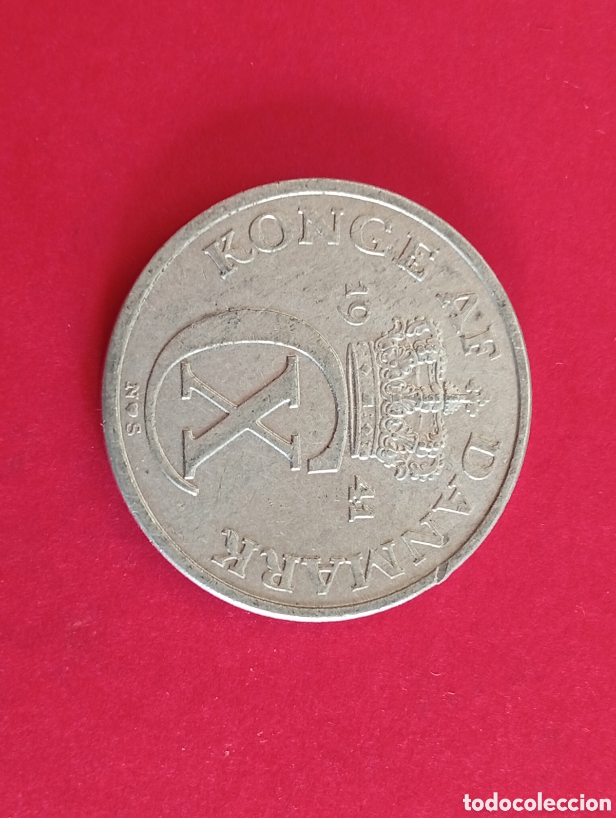 Monedas antiguas de Europa: 5 ore de Dinamarca 1941