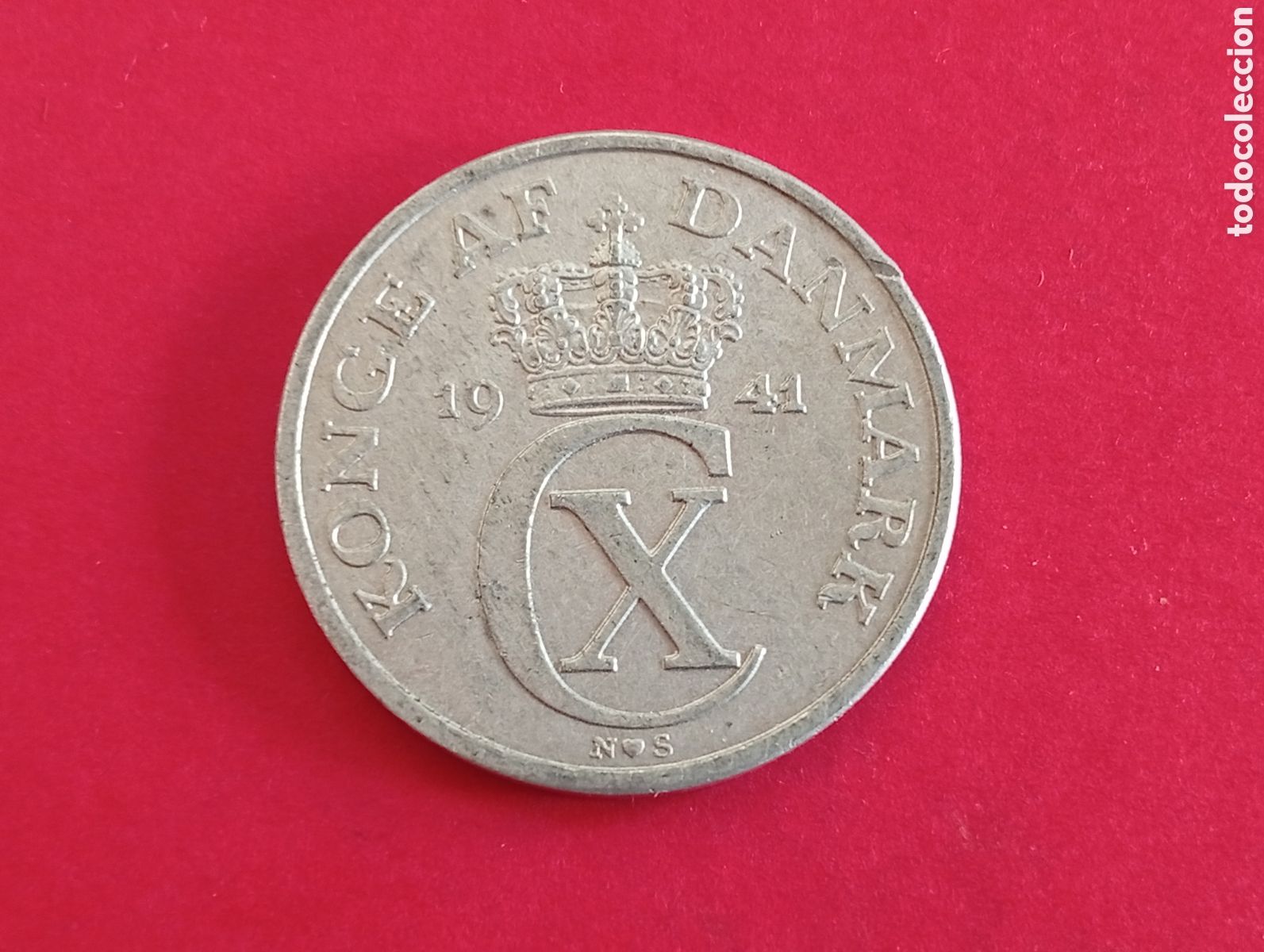 Monedas antiguas de Europa: 5 ore de Dinamarca 1941