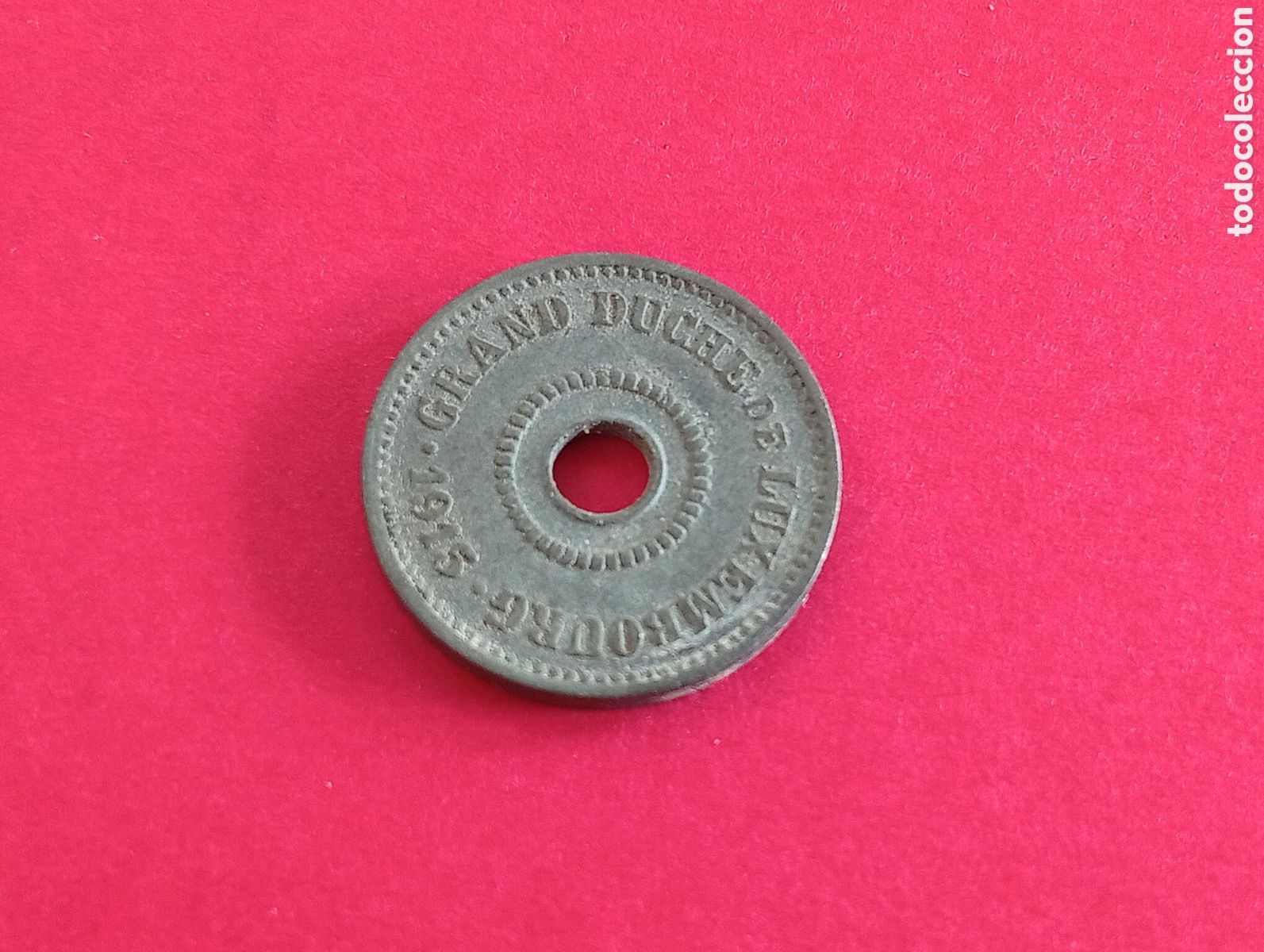 Monedas antiguas de Europa: 5 centimes de Luxemburgo 1915 - Foto 2