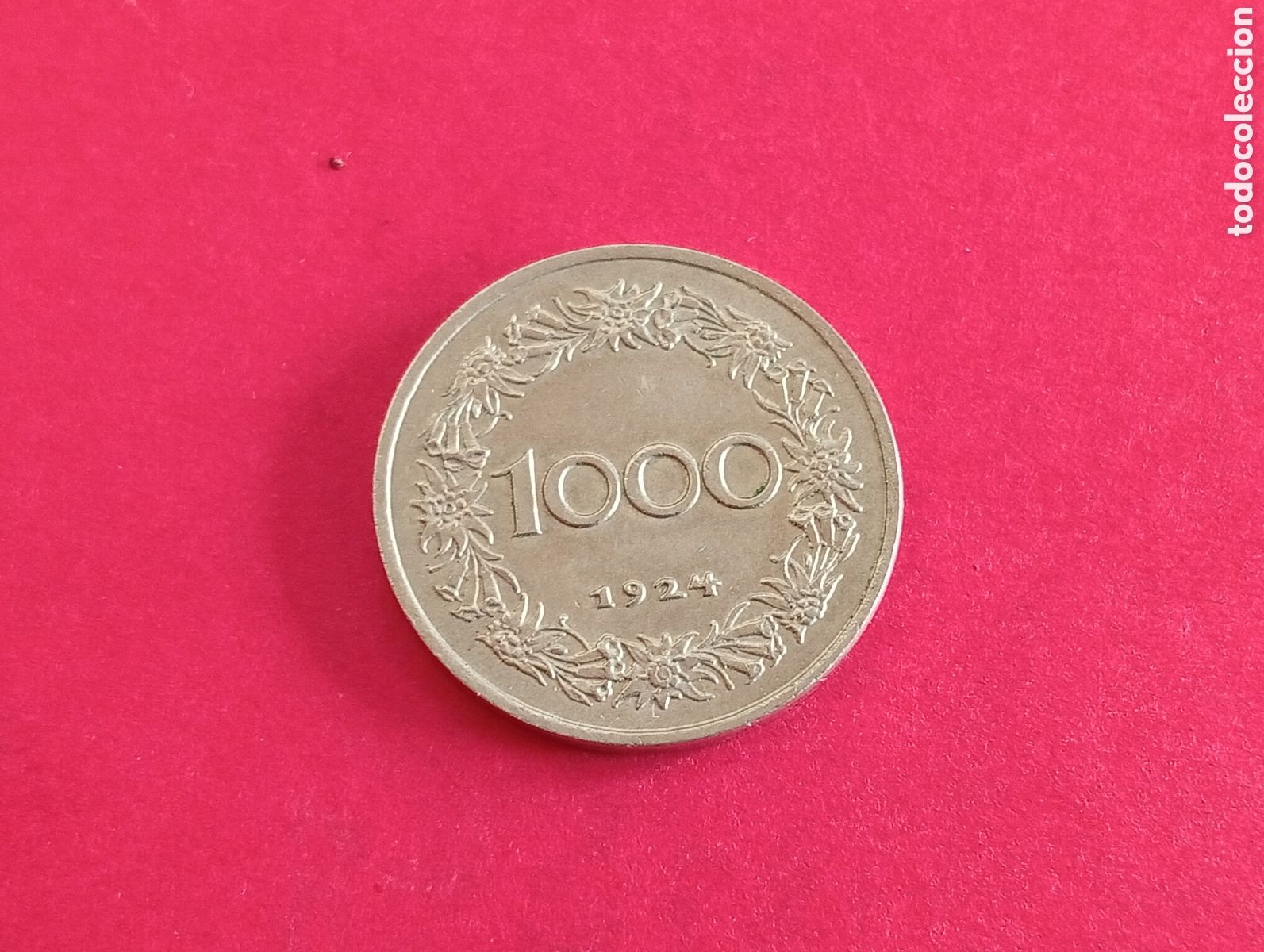 Monedas antiguas de Europa: 1000 coronas de Austria 1924
