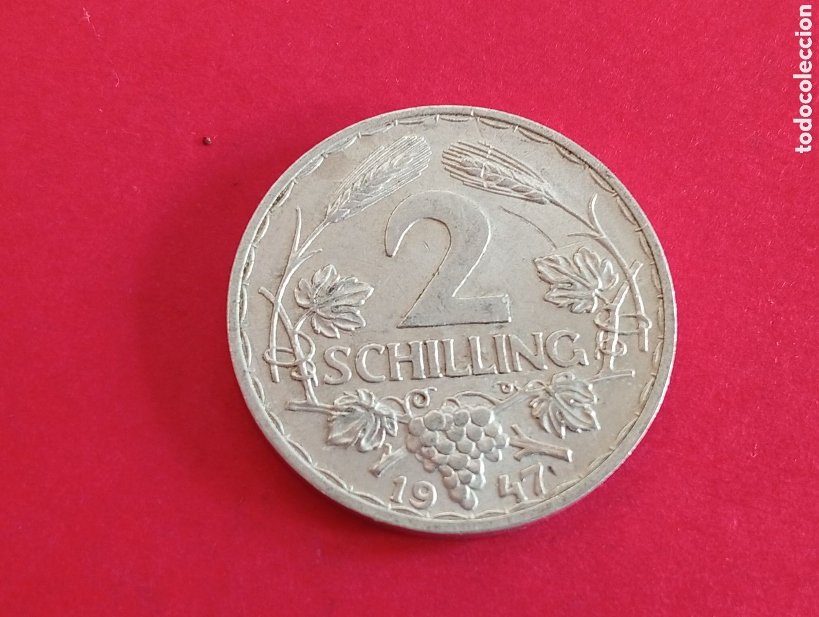Monedas antiguas de Europa: 2 chelines de Austria 1947
