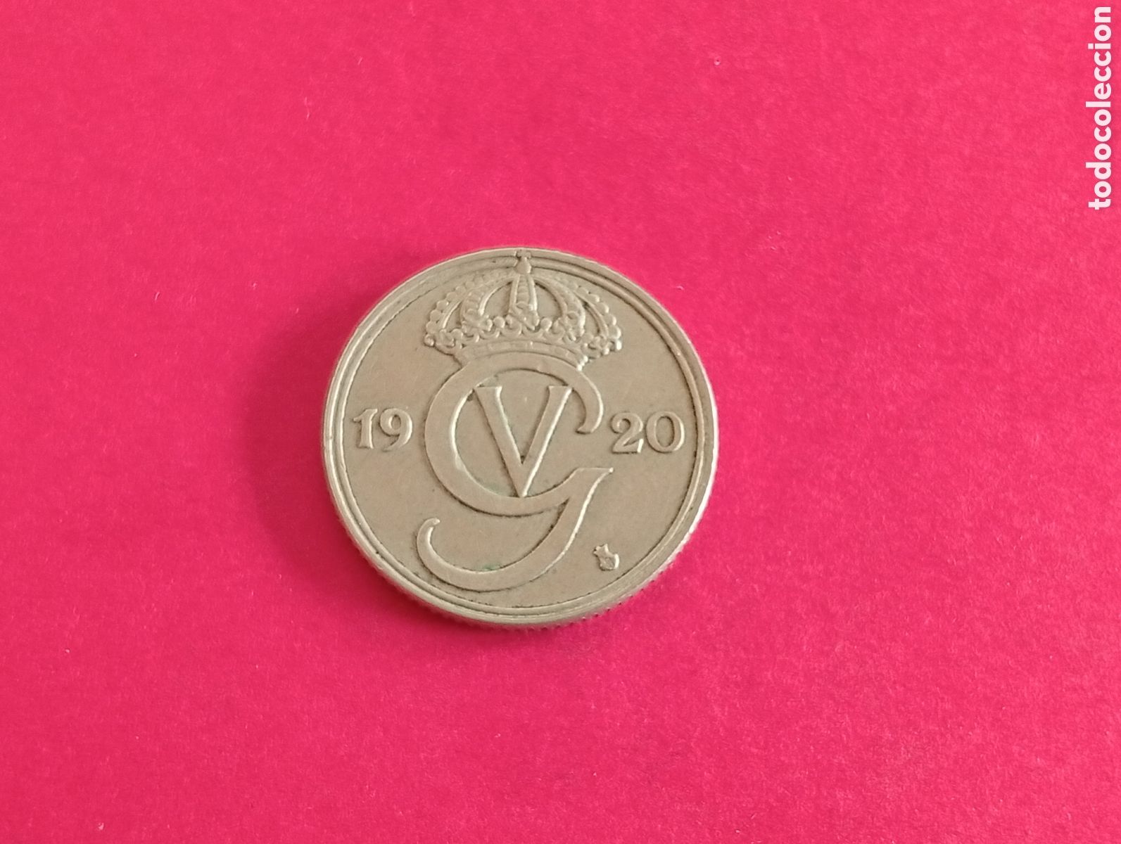 Monedas antiguas de Europa: 50 ore de Suecia 1920