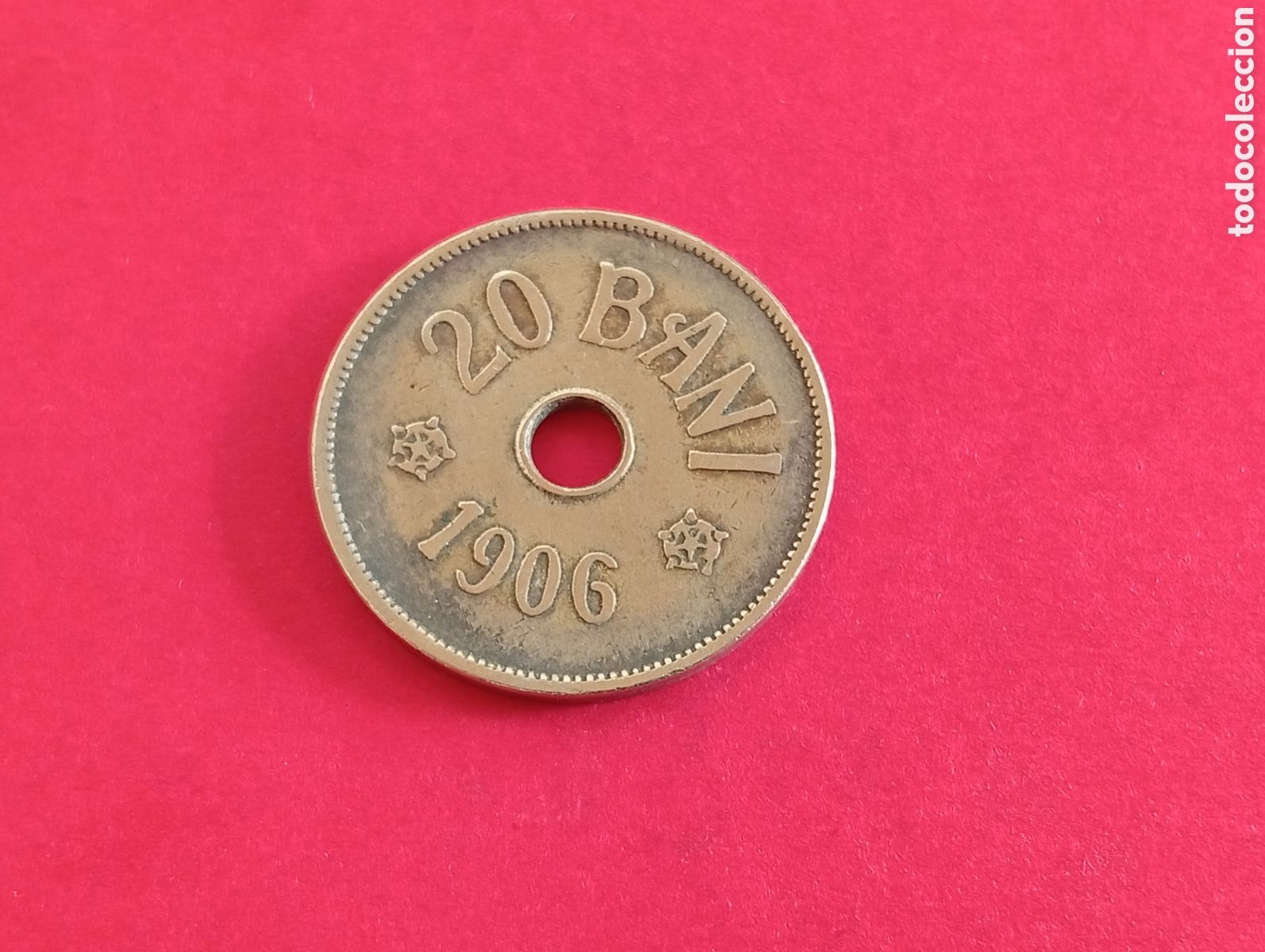 Monedas antiguas de Europa: 20 Bani de Ruman&iacute;a 1906