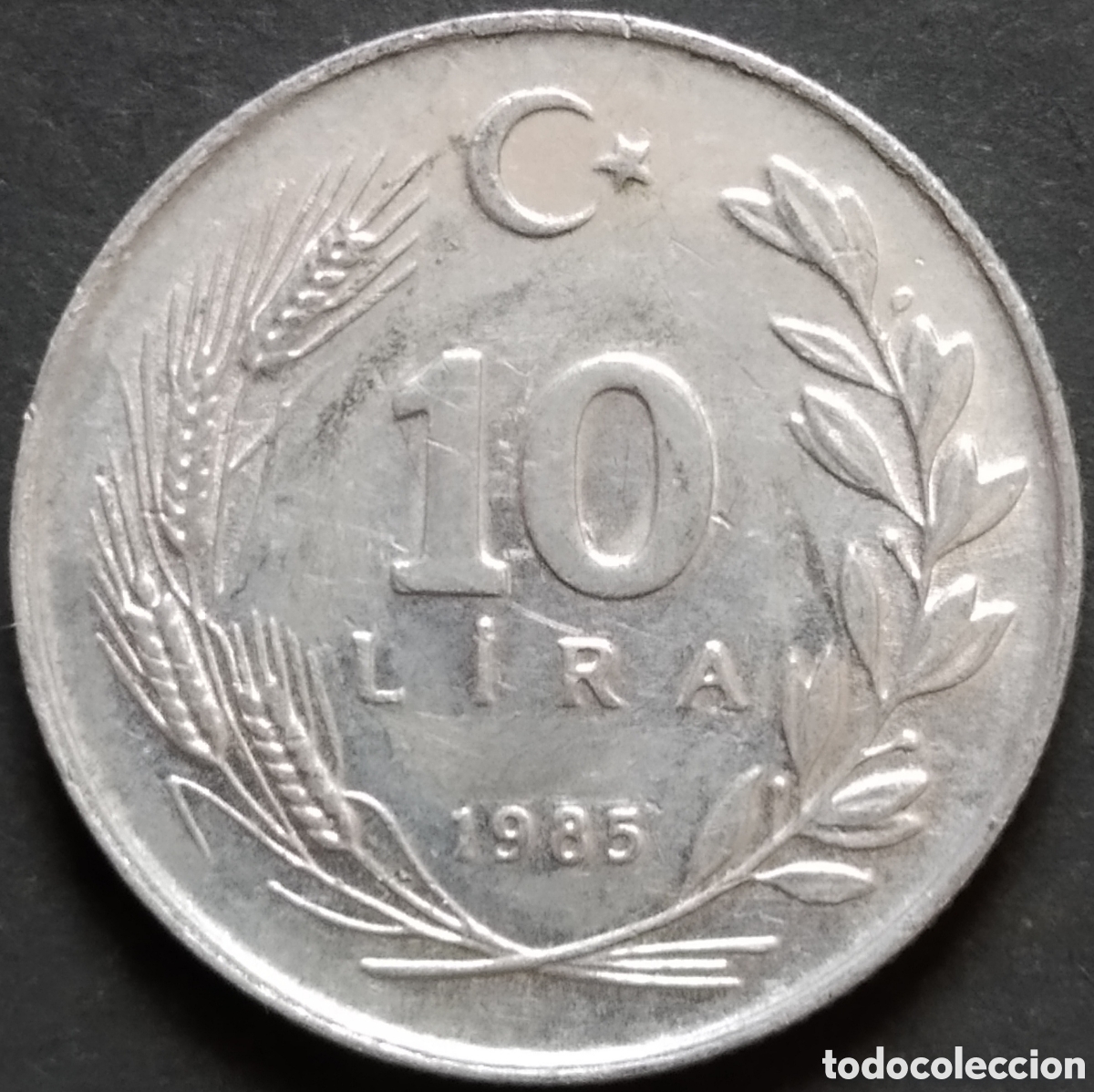 Monedas antiguas de Europa: MONEDA - TURQUIA 10 LIRAS 1985