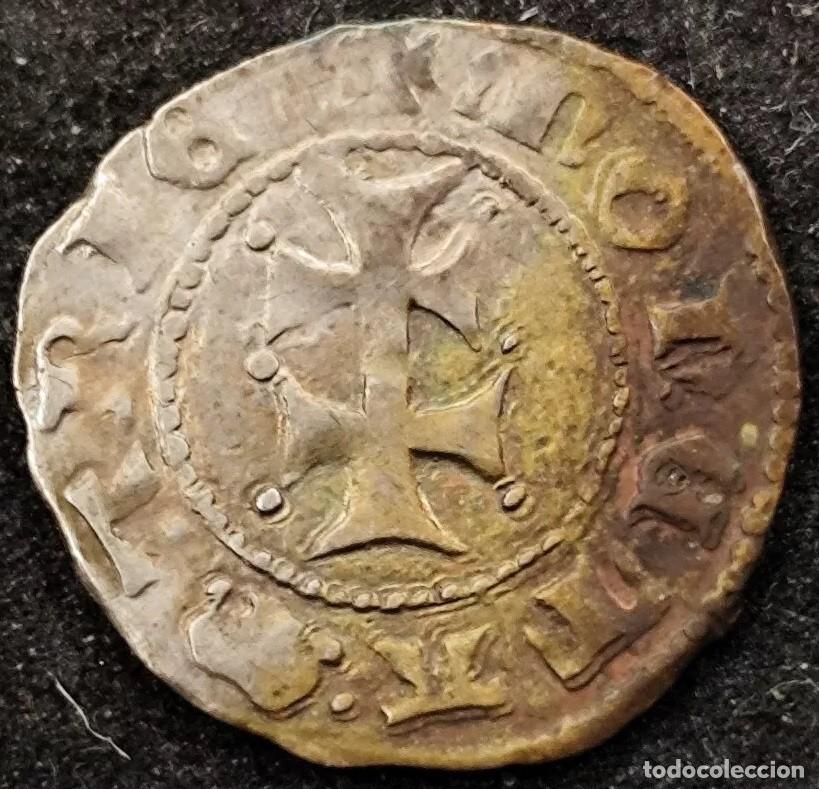 Monedas antiguas de Europa: DINERO 1384-1395 HUNGRIA. MARIA ANJOU. CECA BAIA-MARE, RUMANIA