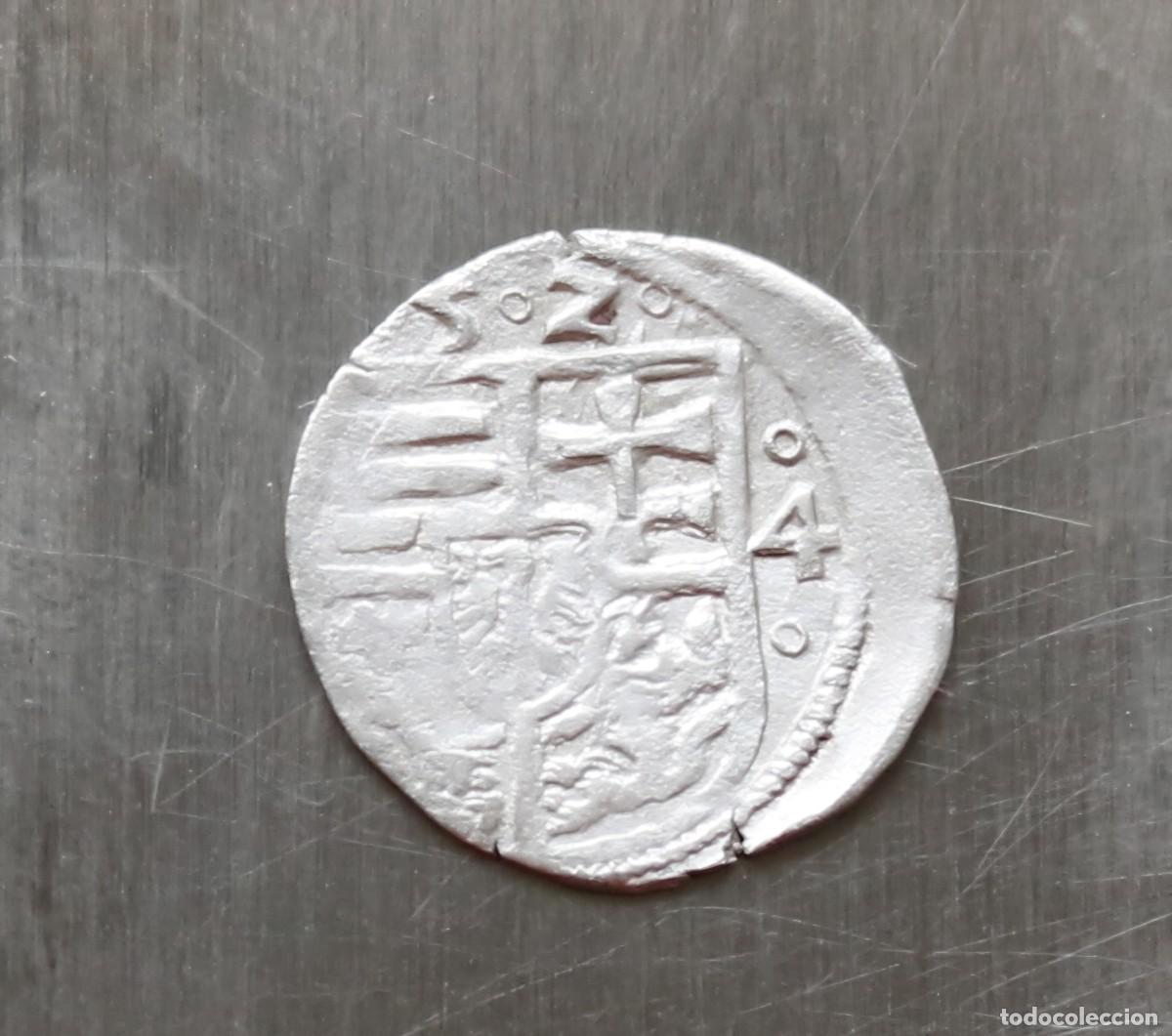 Monedas antiguas de Europa: DINERO 1524 HUNGRIA. LUIS II. CECA KREMNICA, ESLOVAQUIA
