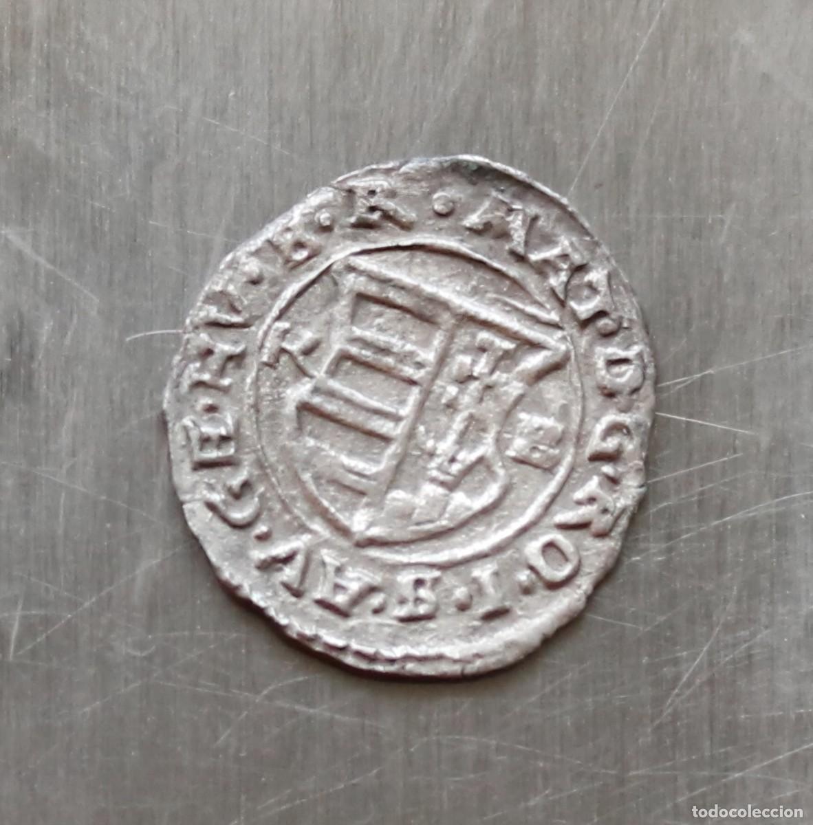 Monedas antiguas de Europa: DINERO 1614 HUNGRIA. MATIAS II. CECA KREMNICA, ESLOVAQUIA