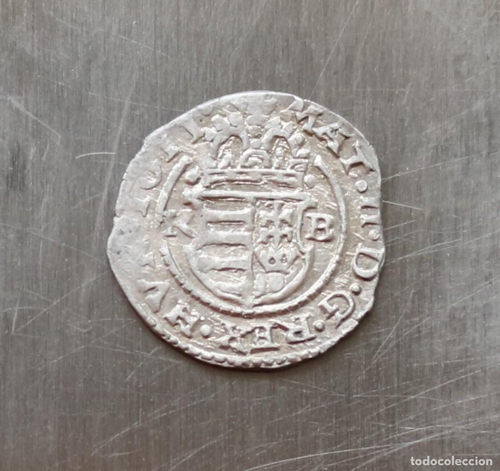 Monedas antiguas de Europa: DINERO 1611 HUNGRIA. MATIAS II. CECA KREMNICA, ESLOVAQUIA