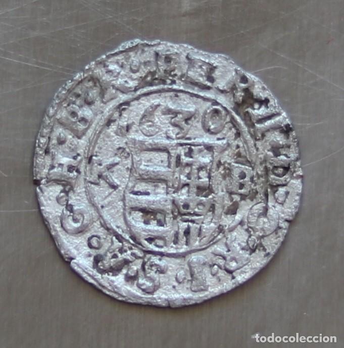 Monedas antiguas de Europa: DINERO 1630 HUNGRIA. FERNANDO II. CECA KREMNICA, ESLOVAQUIA