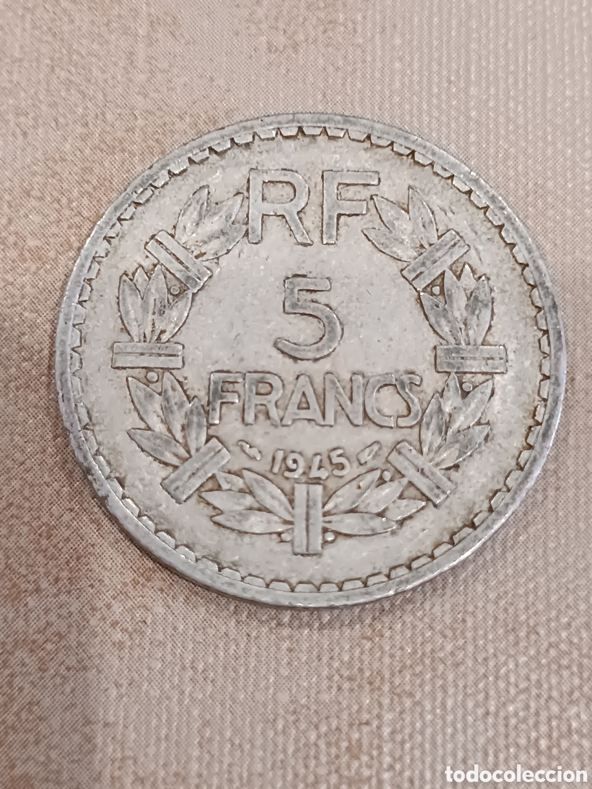 Monedas antiguas de Europa: Moneda 5 francos Francia
