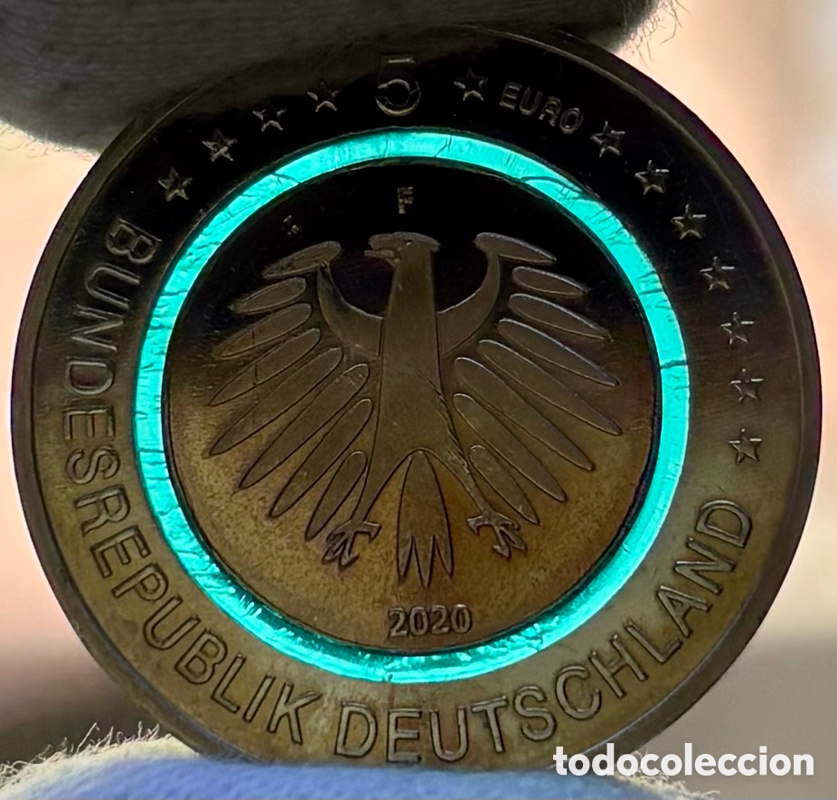 Monedas antiguas de Europa: Moneda ALEMANIA 5 Euros 2020-F. Color SC. Zona Subpolar. Euro