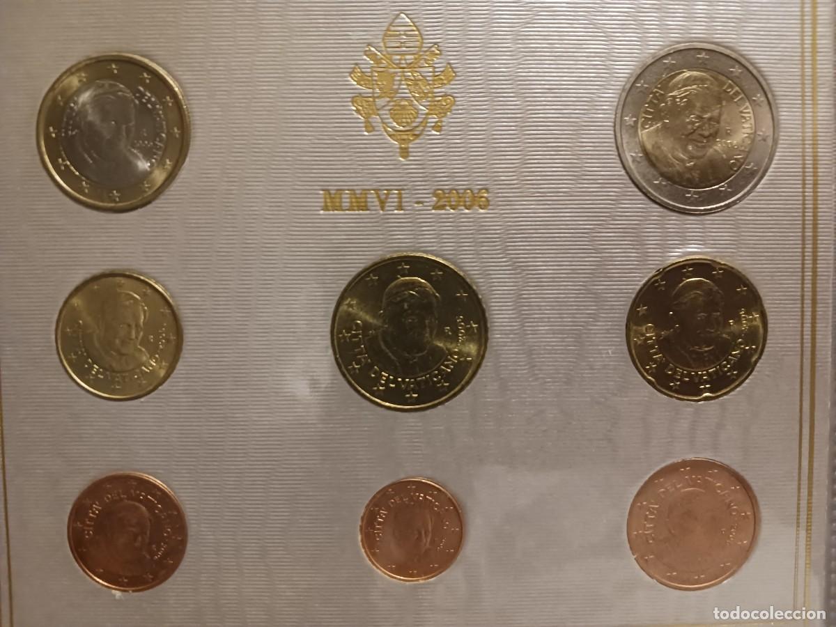 Monedas antiguas de Europa: Vaticano a&ntilde;o 2006 8 monedas de 1 c&eacute;ntimo a 2 euros &euro;