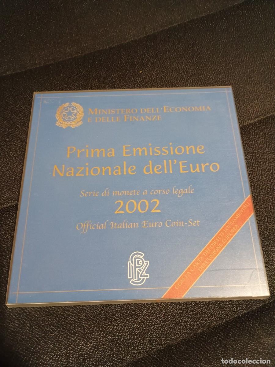 Monedas antiguas de Europa: Italia a&ntilde;o 2002 8 monedas de 1 c&eacute;ntimo a 2 euros &euro;