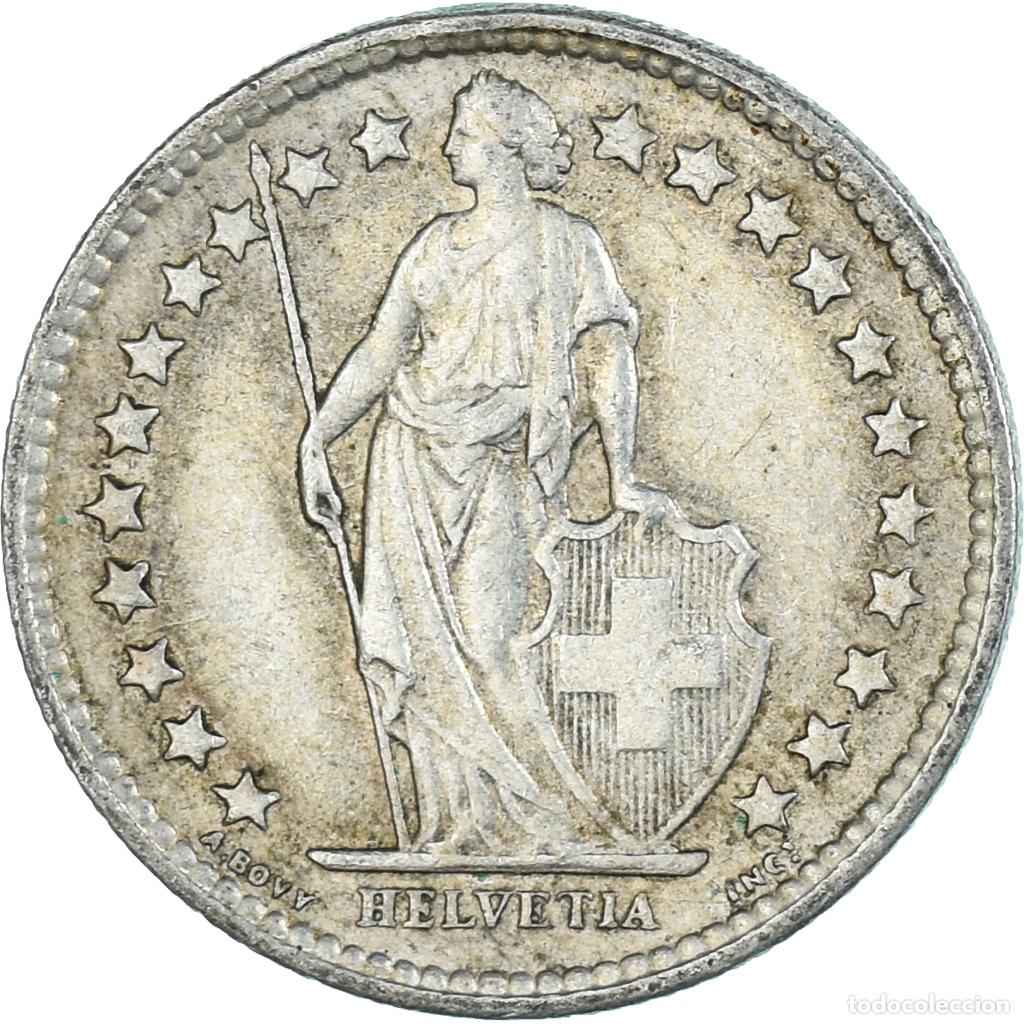 Monedas antiguas de Europa: [#1493323] Moneda, Suiza, 1/2 Franc, 1962