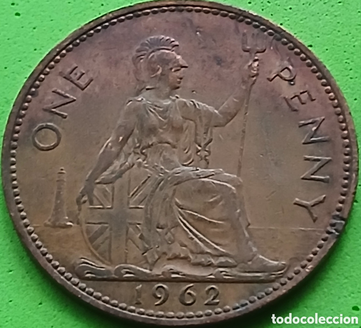 Monedas antiguas de Europa: Reino Unido one penny 1962 km#897